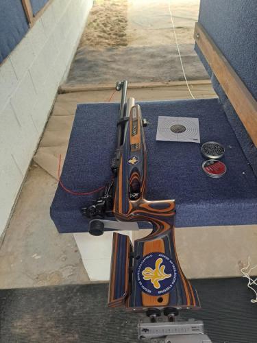 Une carabine à air de match